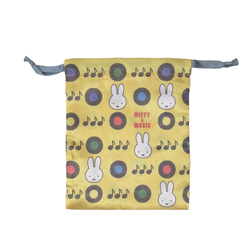 miffy リボン巾着/ミッフィー＆ミュージックYE